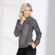Langarm - Blusenjacke aus Lyocell – Farbe ANTHRAZIT – Ansicht 2 Langarm - Blusenjacke aus Lyocell, in Größe 036 bis 052, in Farbe ANTHRAZIT – Farbe ANTHRAZIT – Ansicht 2