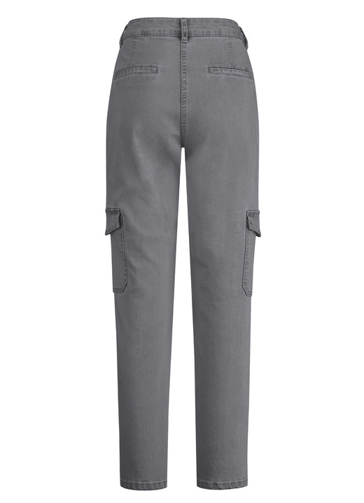 Hosen - Knöchellange Cargojeans Ansicht 5 Hosen - Knöchellange Cargojeans, in Größe 017 bis 050, in Farbe HELLBLAU Ansicht 5