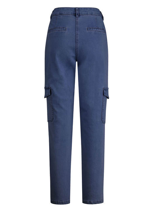 Hosen - Knöchellange Cargojeans, in Größe 017 bis 050, in Farbe HELLBLAU Ansicht 9