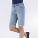 Hosen - Bermudas mit Push-up-Effekt – Farbe HELLBLAU – Ansicht 3 Hosen - Bermudas mit Push-up-Effekt, in Größe 034 bis 052, in Farbe HELLBLAU – Farbe HELLBLAU – Ansicht 3