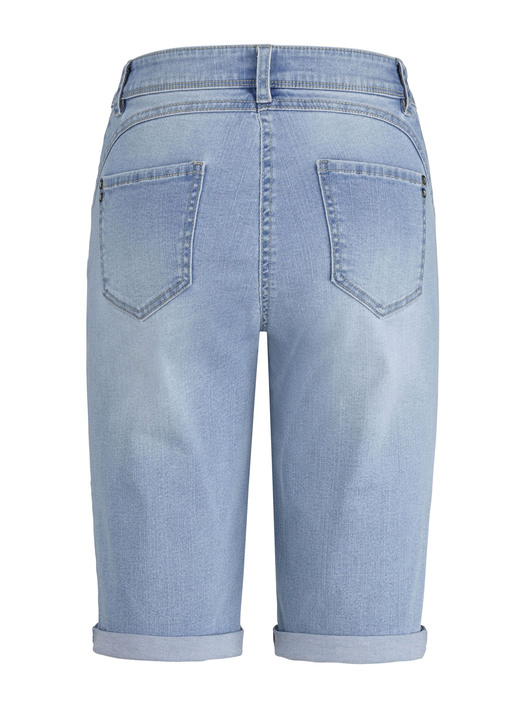 Hosen - Bermudas mit Push-up-Effekt, in Größe 034 bis 052, in Farbe JEANSBLAU Ansicht 9