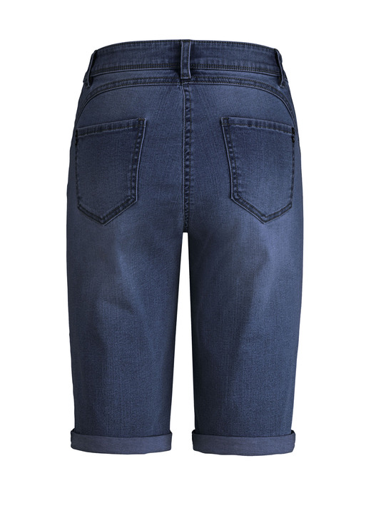 Hosen - Bermudas mit Push-up-Effekt, in Größe 034 bis 052, in Farbe DUNKELBLAU Ansicht 2