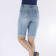 Hosen - Bermudas mit Push-up-Effekt, in Größe 034 bis 052, in Farbe JEANSBLAU – Farbe HELLBLAU – Ansicht 4