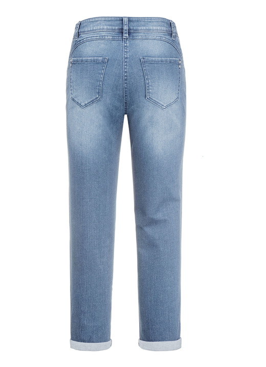 Hosen mit Knopf- und Reißverschluss - Jeans mit Push-up-Effekt Ansicht 11 Hosen mit Knopf- und Reißverschluss - Jeans mit Push-up-Effekt, in Größe 017 bis 052, in Farbe JEANSBLAU Ansicht 11