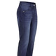 Hosen mit Knopf- und Reißverschluss - Jeans mit Push-up-Effekt – Farbe DUNKELBLAU – Ansicht 1 Hosen mit Knopf- und Reißverschluss - Jeans mit Push-up-Effekt, in Größe 017 bis 052, in Farbe JEANSBLAU – Farbe DUNKELBLAU – Ansicht 1