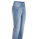 Hosen mit Knopf- und Reißverschluss - Jeans mit Push-up-Effekt – Farbe HELLBLAU – Ansicht 1 Hosen mit Knopf- und Reißverschluss - Jeans mit Push-up-Effekt, in Größe 017 bis 052, in Farbe JEANSBLAU – Farbe HELLBLAU – Ansicht 1
