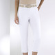 Hosen mit Knopf- und Reißverschluss - Caprihose in 4-Pocket-Form – Farbe WEISS – Ansicht 3 Hosen mit Knopf- und Reißverschluss - Caprihose in 4-Pocket-Form, in Größe 018 bis 052, in Farbe HELLBLAU – Farbe WEISS – Ansicht 3