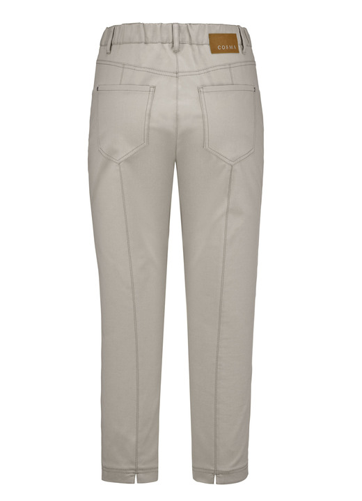 Hosen mit Knopf- und Reißverschluss - Caprihose in 4-Pocket-Form Ansicht 16 Hosen mit Knopf- und Reißverschluss - Caprihose in 4-Pocket-Form, in Größe 018 bis 052, in Farbe HELLBLAU Ansicht 16
