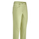 Hosen mit Knopf- und Reißverschluss - Caprihose in 4-Pocket-Form – Farbe LINDGRÜN – Ansicht 1 Hosen mit Knopf- und Reißverschluss - Caprihose in 4-Pocket-Form, in Größe 018 bis 052, in Farbe HELLBLAU – Farbe LINDGRÜN – Ansicht 1