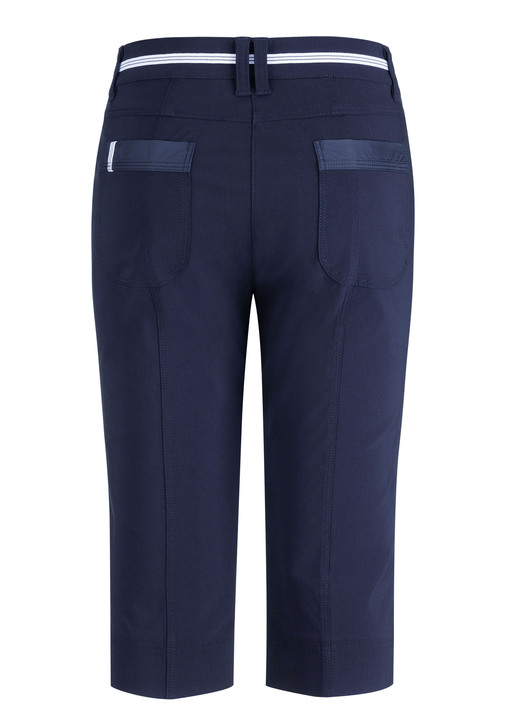 Hosen mit Knopf- und Reißverschluss - Aufwendig gearbeitete Bermudas, in Größe 034 bis 052, in Farbe SCHWARZ Ansicht 11