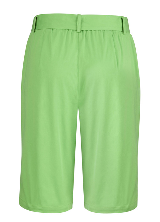 Hosen - Bermudas mit Stoffbindeband Ansicht 2 Hosen - Bermudas mit Stoffbindeband, in Größe 036 bis 052, in Farbe KIWI Ansicht 2