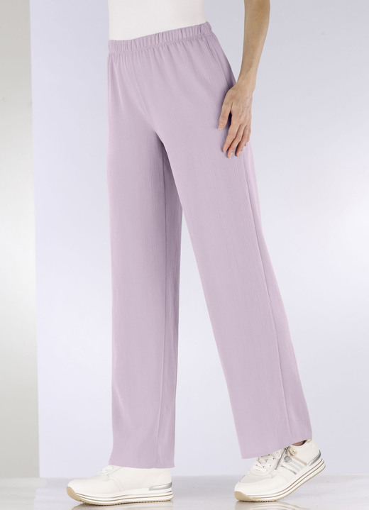 Hosen - Hose in bequemer Weite Ansicht 9 Hosen - Hose in bequemer Weite, in Größe 018 bis 052, in Farbe HELLBLAU Ansicht 9