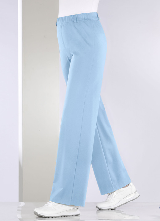 Hosen in Schlupfform - Hose in modischer Palazzo-Form, in Größe 018 bis 054, in Farbe MARINE Ansicht 13