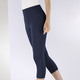 Leggings - Capri-Leggings, in Größe (36/38) bis (52/54), in Farbe JEANSBLAU – Farbe MARINE – Ansicht 3