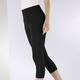 Leggings - Capri-Leggings, in Größe (36/38) bis (52/54), in Farbe MARINE – Farbe SCHWARZ – Ansicht 3