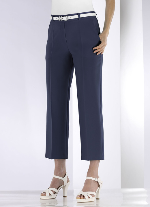 Hosen - Hose mit rückwärtigem Dehnbund, in Größe 018 bis 054, in Farbe TÜRKIS Ansicht 13