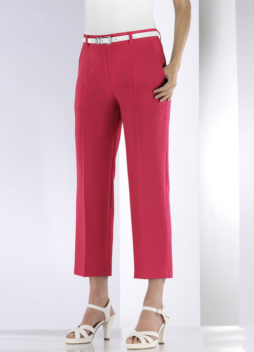 Hosen - Hose mit rückwärtigem Dehnbund, in Größe 018 bis 054, in Farbe TÜRKIS Ansicht 17