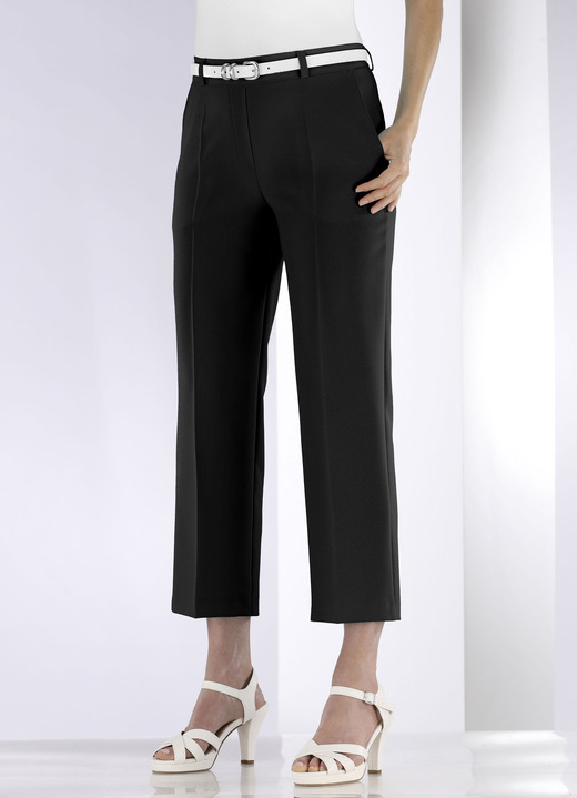 Hosen - Hose mit rückwärtigem Dehnbund, in Größe 018 bis 054, in Farbe TÜRKIS Ansicht 16