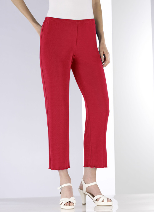 7/8-Hosen, Capris, Bermudas - Weich fließende, 7/8-lange Hose, in Größe 036 bis 060, in Farbe ROYALBLAU Ansicht 12