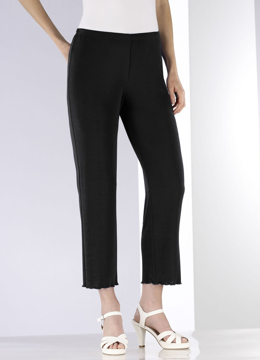 7/8-Hosen, Capris, Bermudas - Weich fließende, 7/8-lange Hose, in Größe 036 bis 060, in Farbe ROYALBLAU Ansicht 9