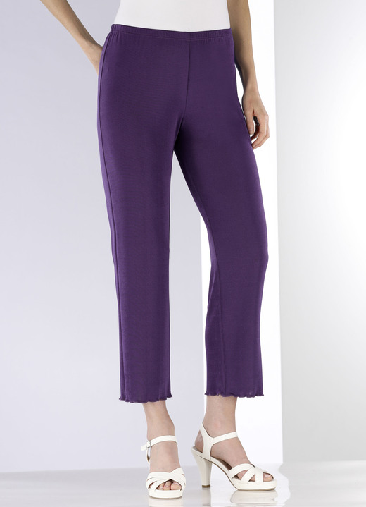 7/8-Hosen, Capris, Bermudas - Weich fließende, 7/8-lange Hose, in Größe 036 bis 060, in Farbe ROYALBLAU Ansicht 13