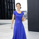 Abendkleider - Kleid mit raffinierter Knotenoptik – Farbe LILA-ROYALBLAU – Ansicht 2 Abendkleider - Kleid mit raffinierter Knotenoptik, in Größe 036 bis 054, in Farbe ROT – Farbe LILA-ROYALBLAU – Ansicht 2