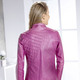 Lederimitatjacken - Kurzjacke aus Nappaleder-Imitat – Farbe AZALEE – Ansicht 4 Lederimitatjacken - Kurzjacke aus Nappaleder-Imitat, in Größe 034 bis 052, in Farbe AZALEE – Farbe AZALEE – Ansicht 4
