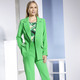 Hosenanzüge & Kostüme - Hosenanzug mit gepflegtem Chic, in Größe 036 bis 052, in Farbe GRÜN – Farbe GRÜN – Ansicht 2