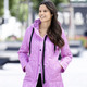 Lang - Longjacke mit ansprechendem Stepp, in Größe 034 bis 052, in Farbe ZARTPINK – Farbe ZARTPINK – Ansicht 2