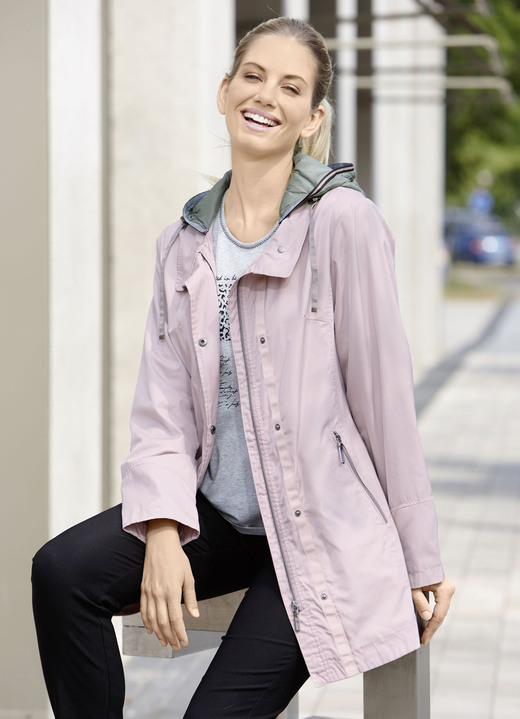 - Funktionsjacke mit abnehmbarer Kapuze, in Größe 036 bis 052, in Farbe ROSENQUARZ Ansicht 2