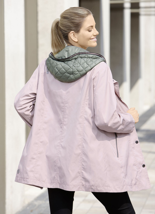 - Funktionsjacke mit abnehmbarer Kapuze, in Größe 036 bis 052, in Farbe ROSENQUARZ Ansicht 3