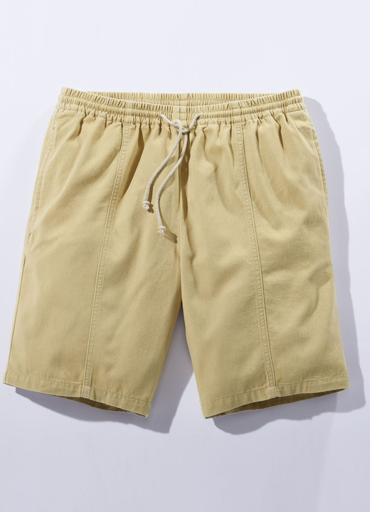 Shorts & Bermudas - Bequeme Schlupf-Shorts in 4 Farben, in Größe 048 bis 060, in Farbe HELLBLAU Ansicht 3