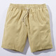 Shorts & Bermudas - Bequeme Schlupf-Shorts in 4 Farben, in Größe 048 bis 060, in Farbe HELLBLAU – Farbe BEIGE – Ansicht 2