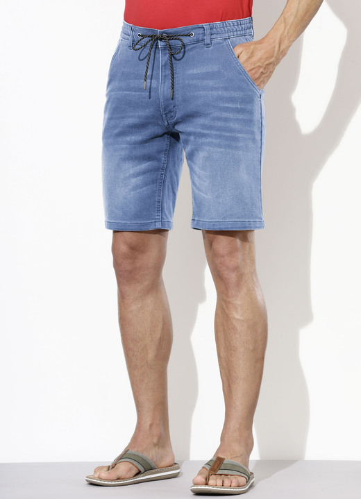Shorts & Bermudas - Legere Jeans-Bermudas in 3 Farben, in Größe 048 bis 064, in Farbe ANTHRAZIT Ansicht 3