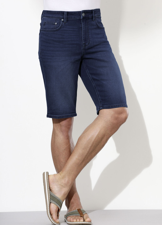 Shorts & Bermudas - Jeans-Bermudas in 3 Farben, in Größe 046 bis 064, in Farbe JEANSBLAU Ansicht 3