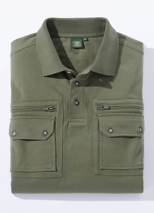 Shirts - Poloshirt in 3 Farben Ansicht 3 Shirts - Poloshirt in 3 Farben, in Größe 3XL (60/62) bis XXL (56/58), in Farbe WEISS Ansicht 3