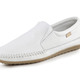 Slipper & Schnürschuhe - GINO GALANTE, leichte Herren-Slipper, mit Gummizug – Farbe WEISS – Ansicht 1 Slipper & Schnürschuhe - GINO GALANTE, leichte Herren-Slipper, mit Gummizug, in Größe 040 bis 046, in Farbe WEISS – Farbe WEISS – Ansicht 1