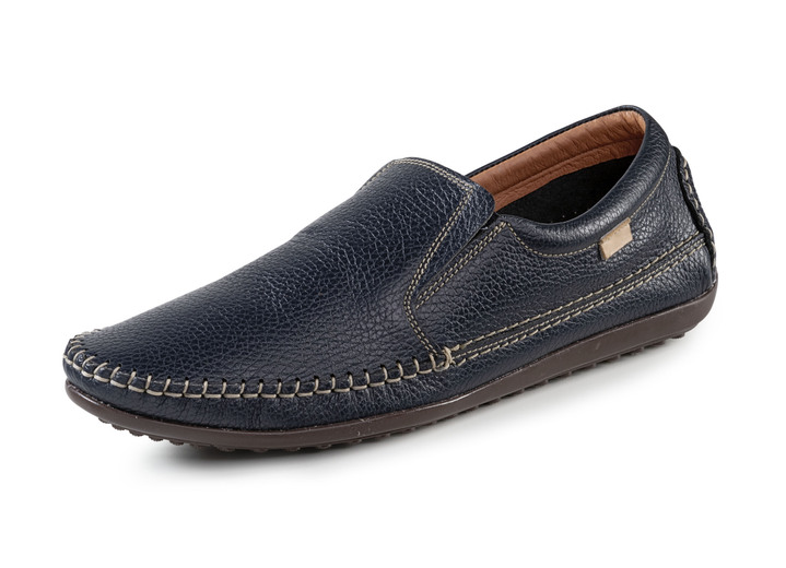 Slipper & Schnürschuhe - GINO GALANTE, leichte Herren-Slipper, mit Gummizug Ansicht 5 Slipper & Schnürschuhe - GINO GALANTE, leichte Herren-Slipper, mit Gummizug, in Größe 040 bis 046, in Farbe WEISS Ansicht 5
