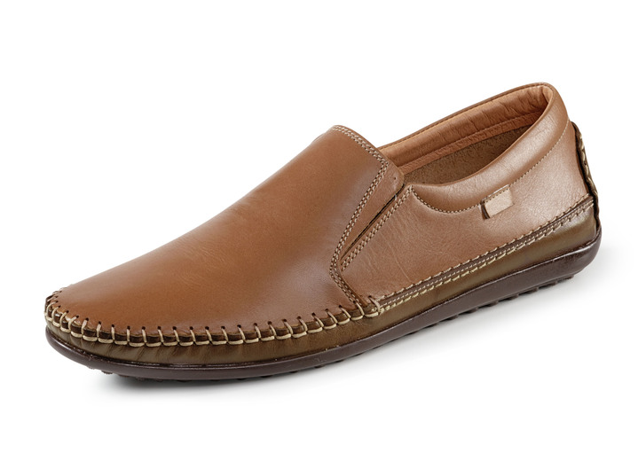 Slipper & Schnürschuhe - GINO GALANTE, leichte Herren-Slipper, mit Gummizug Ansicht 8 Slipper & Schnürschuhe - GINO GALANTE, leichte Herren-Slipper, mit Gummizug, in Größe 040 bis 046, in Farbe WEISS Ansicht 8