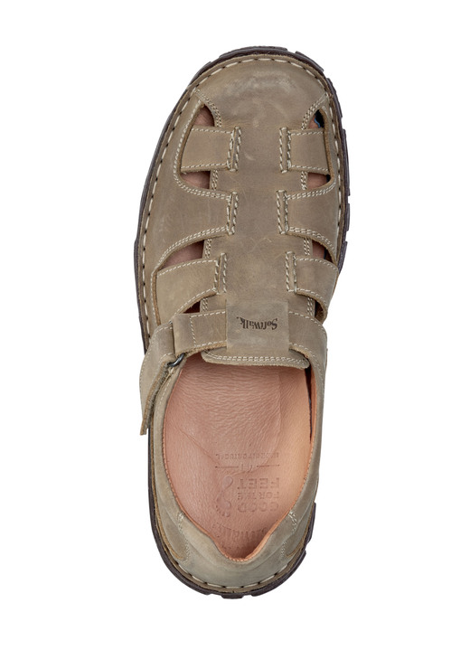 - Slipper mit luftigen Durchbrüchen Ansicht 2 - Slipper mit luftigen Durchbrüchen, in Größe 039 bis 046, in Farbe CAMEL Ansicht 2