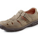 - Slipper mit luftigen Durchbrüchen – Farbe CAMEL – Ansicht 1 - Slipper mit luftigen Durchbrüchen, in Größe 039 bis 046, in Farbe CAMEL – Farbe CAMEL – Ansicht 1