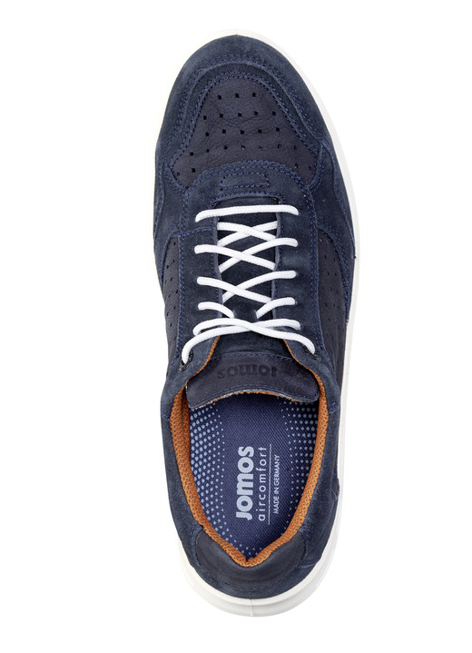 - Schnürschuh aus weichem Veloursleder, in Größe 039 bis 047, in Farbe MARINE Ansicht 2