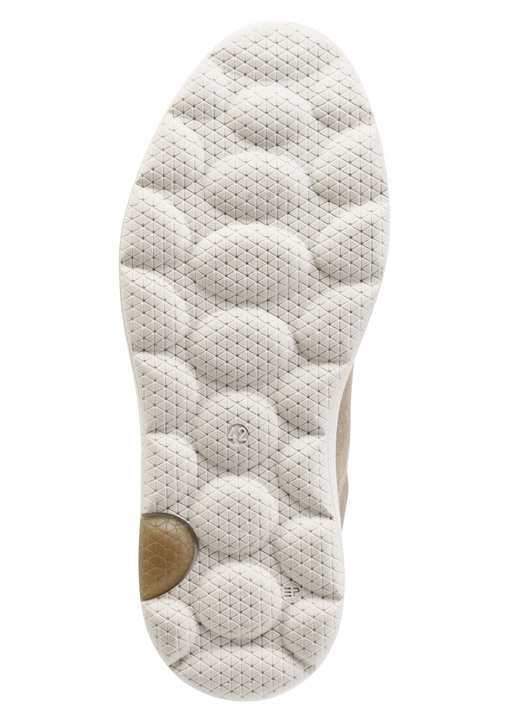 - Waldläufer Schnürschuh mit Zier-Perforation, in Größe 10 bis 9 1/2, in Farbe SAND-BRAUN-JEANS Ansicht 3