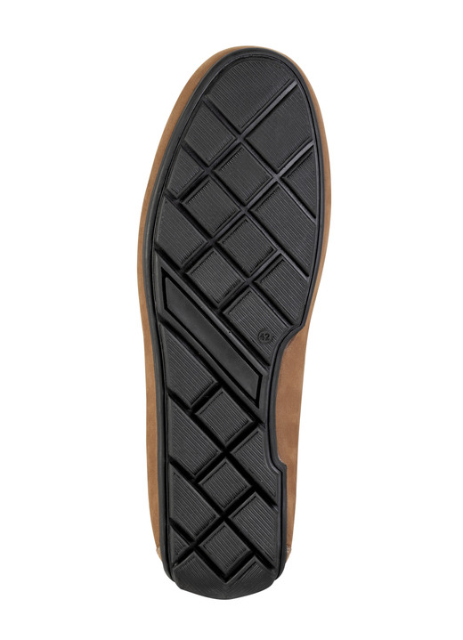 - Mokassin-Slipper im klassischen Design, in Größe 040 bis 046, in Farbe COGNAC Ansicht 3