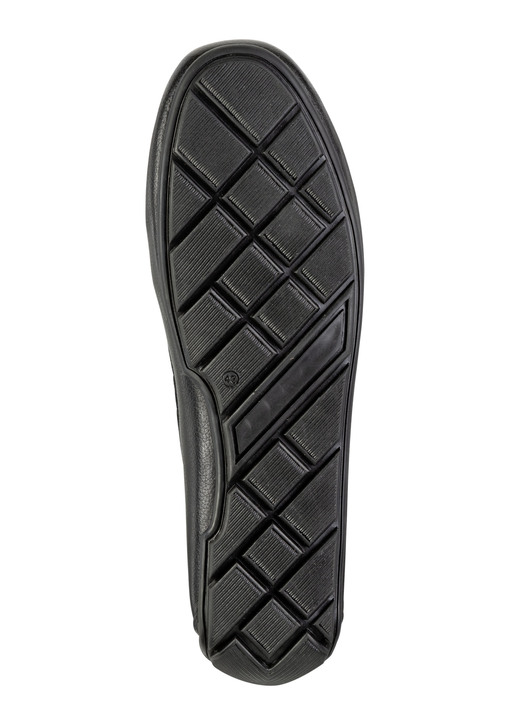 - Mokassin-Slipper im klassischen Design, in Größe 040 bis 046, in Farbe SCHWARZ Ansicht 3