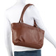 Taschen - Laurina, Tasche, Damen, aus Leder, in Farbe COGNAC – Farbe COGNAC – Ansicht 3