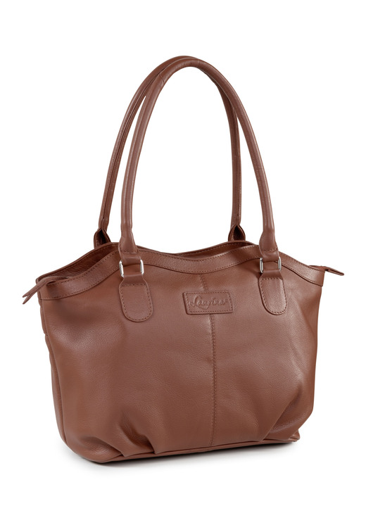 Taschen - Laurina, Tasche, Damen, aus Leder, in Farbe COGNAC Ansicht 1