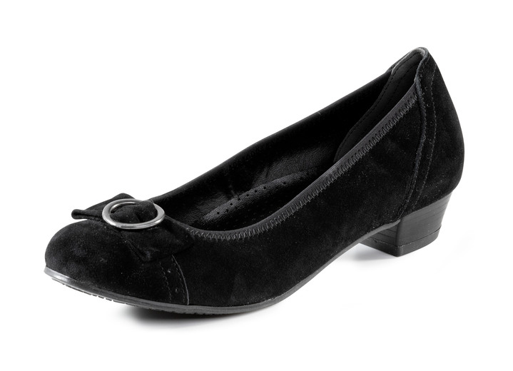 Pumps & Ballerina - Andrea Conti, schicke Damen-Pumps, mit Gummizug Ansicht 4 Pumps & Ballerina - Andrea Conti, schicke Damen-Pumps, mit Gummizug, in Größe 036 bis 042, in Farbe KIESEL Ansicht 4
