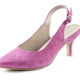 Pumps & Ballerina - Andrea Conti Sling-Pumps aus weichem Samt-Chevreauleder – Farbe PINK – Ansicht 1 Pumps & Ballerina - Andrea Conti Sling-Pumps aus weichem Samt-Chevreauleder, in Größe 036 bis 042, in Farbe ROYAL – Farbe PINK – Ansicht 1