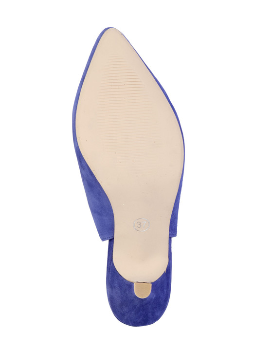 Pumps & Ballerina - Andrea Conti Sling-Pumps aus weichem Samt-Chevreauleder Ansicht 3 Pumps & Ballerina - Andrea Conti Sling-Pumps aus weichem Samt-Chevreauleder, in Größe 036 bis 042, in Farbe ROYAL Ansicht 3